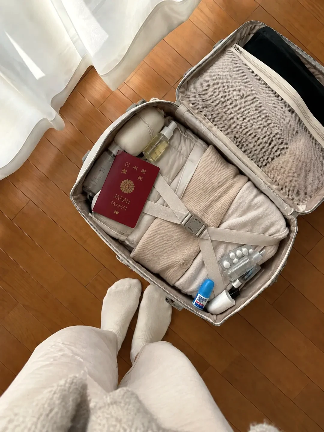 渡韓準備の荷造り(パスポート・常備薬)