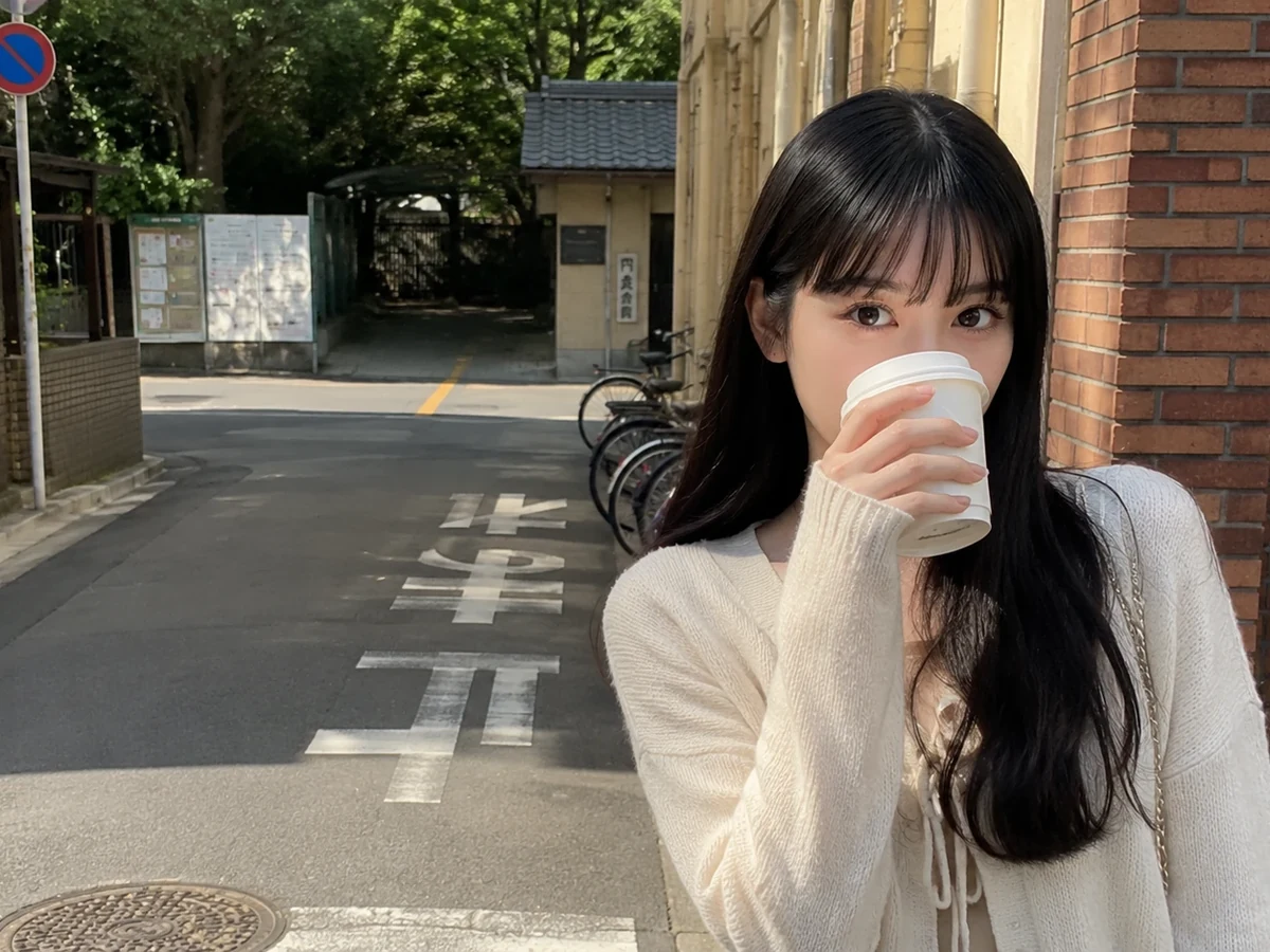 まつ毛が目を刺すのが、日常だった。